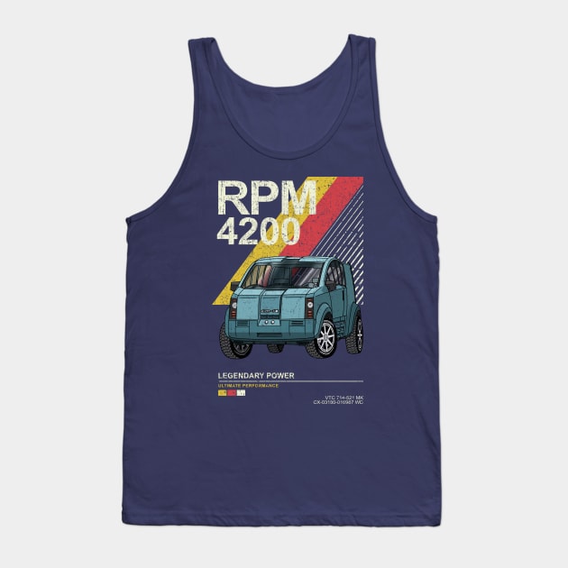 Isuzu Zen Minivan Concept Tank Top by Guyvit